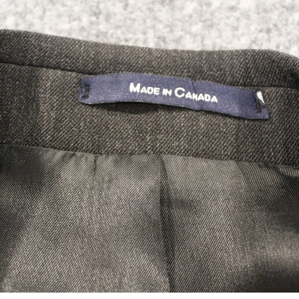 Vintage Ralph Lauren Men's Gray Suit‎ Jacket Blazer 44L Wool Blend 4 Button